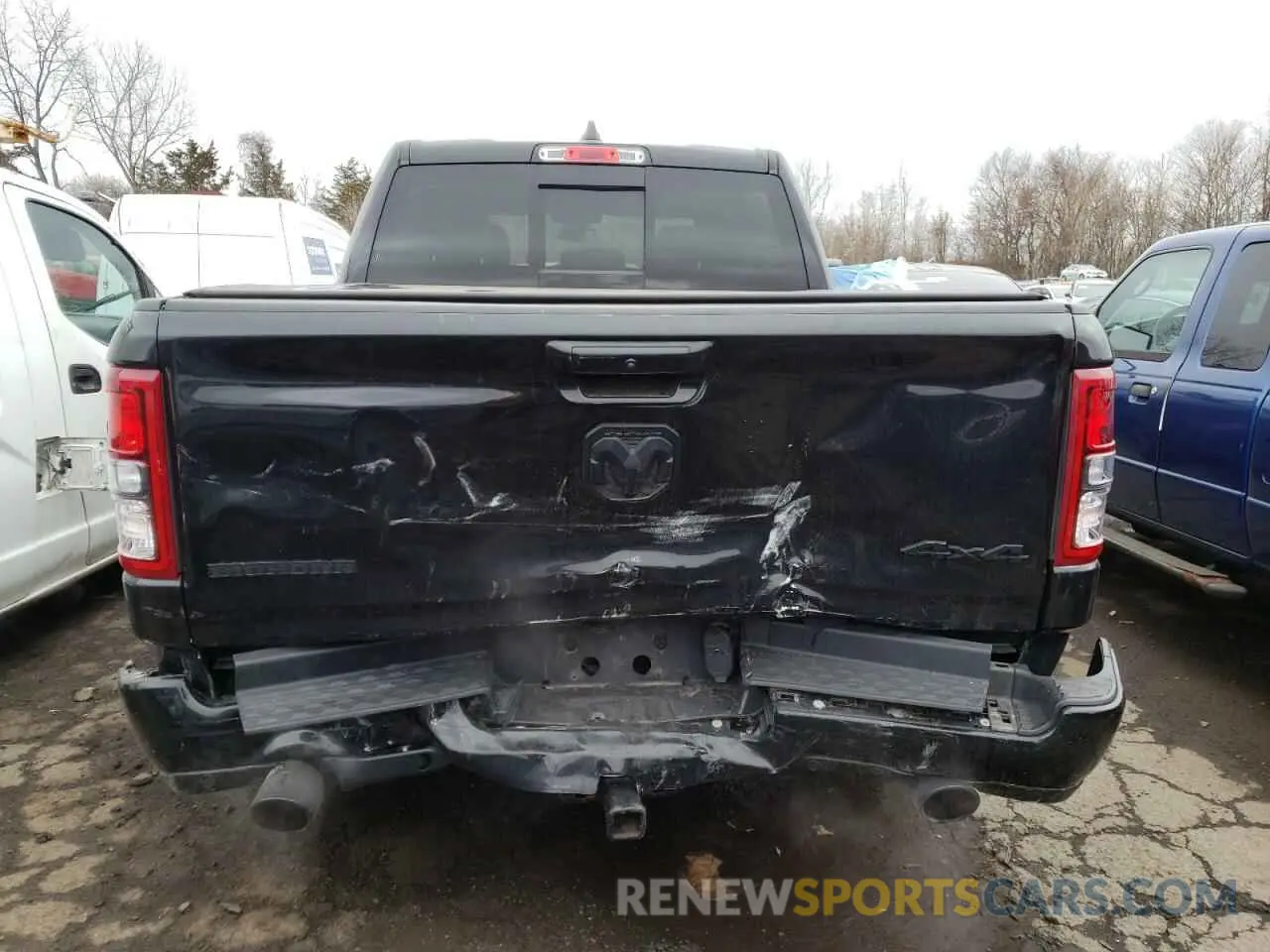 6 Photograph of a damaged car 1C6SRFFT5MN680464 RAM 1500 2021