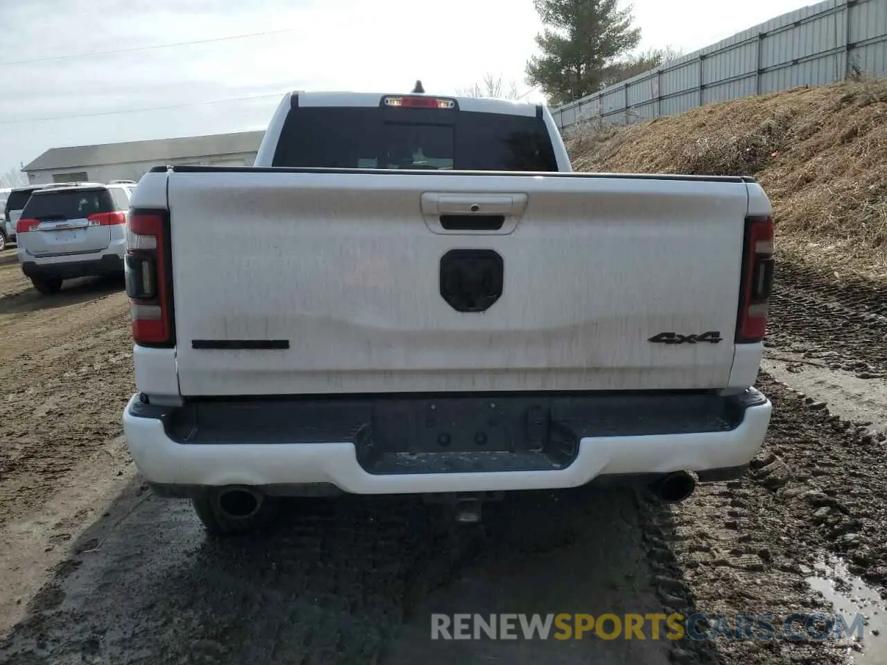 6 Photograph of a damaged car 1C6SRFFT6MN656691 RAM 1500 2021