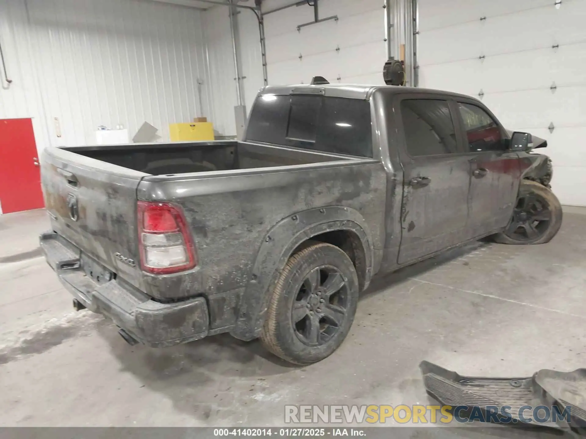 4 Photograph of a damaged car 1C6SRFFT6MN675158 RAM 1500 2021