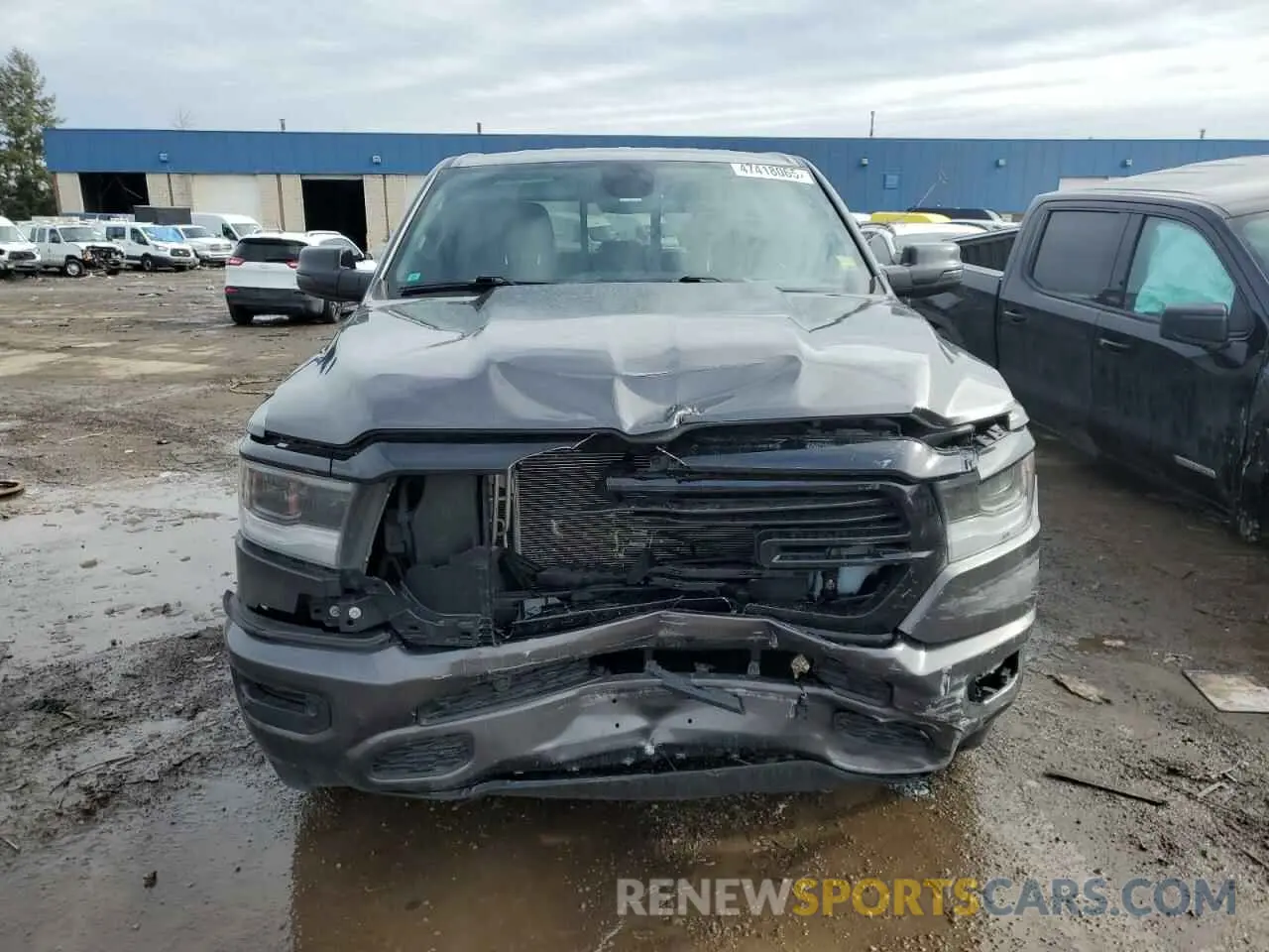 5 Photograph of a damaged car 1C6SRFFT6MN683034 RAM 1500 2021