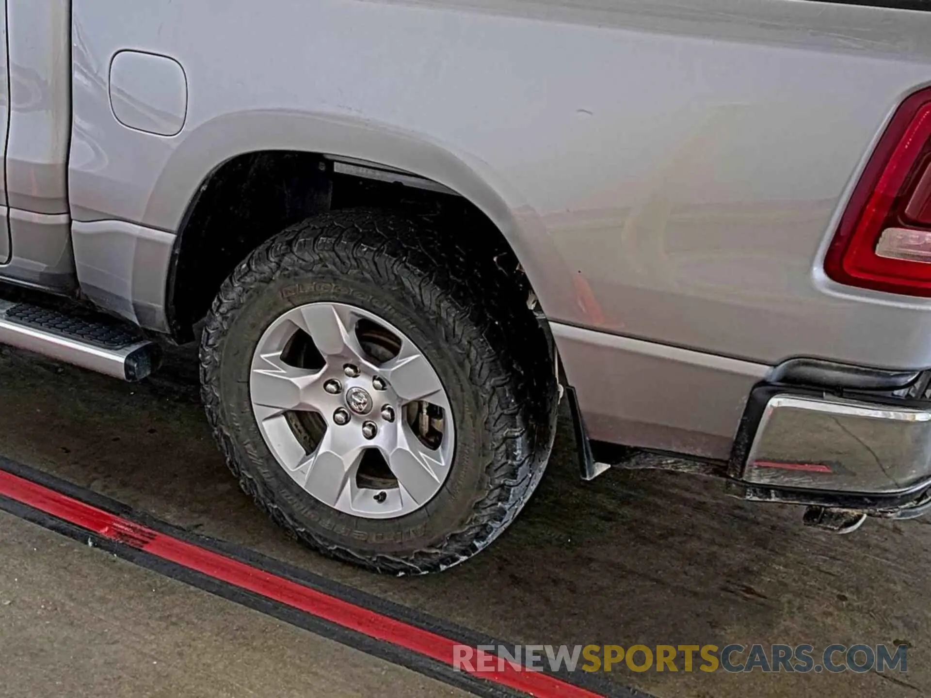 38 Photograph of a damaged car 1C6SRFFT6MN714623 RAM 1500 2021