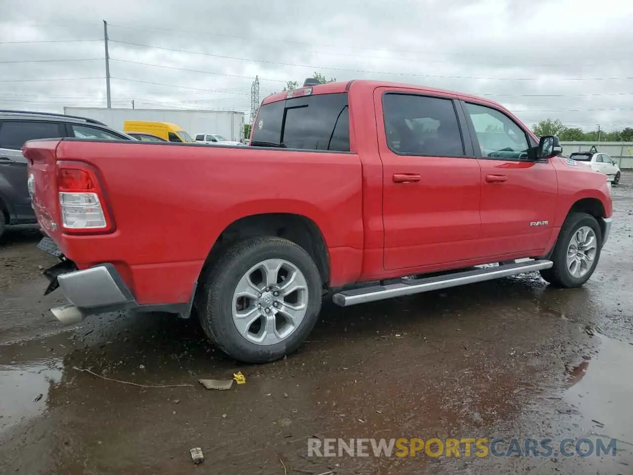 3 Photograph of a damaged car 1C6SRFFT6MN734466 RAM 1500 2021