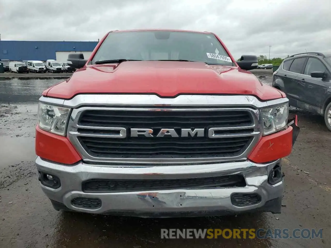 5 Photograph of a damaged car 1C6SRFFT6MN734466 RAM 1500 2021