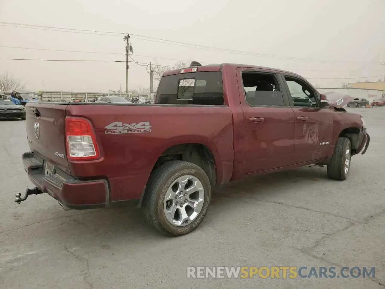 3 Photograph of a damaged car 1C6SRFFT7MN505066 RAM 1500 2021