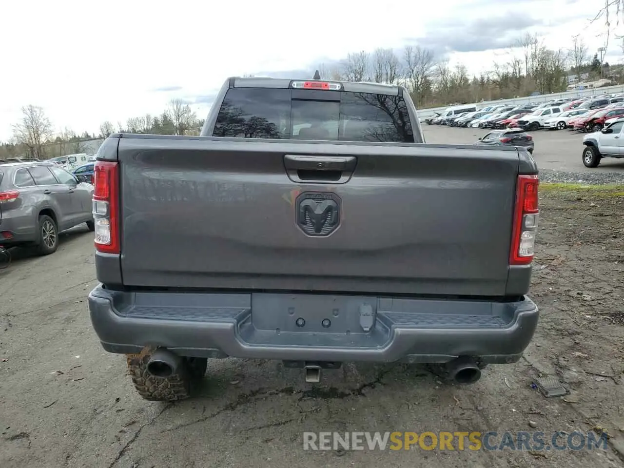 6 Photograph of a damaged car 1C6SRFFT7MN511174 RAM 1500 2021