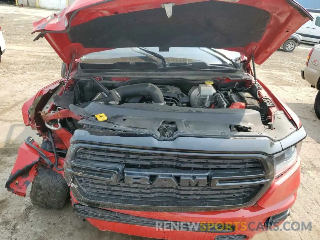 11 Photograph of a damaged car 1C6SRFFT7MN573173 RAM 1500 2021
