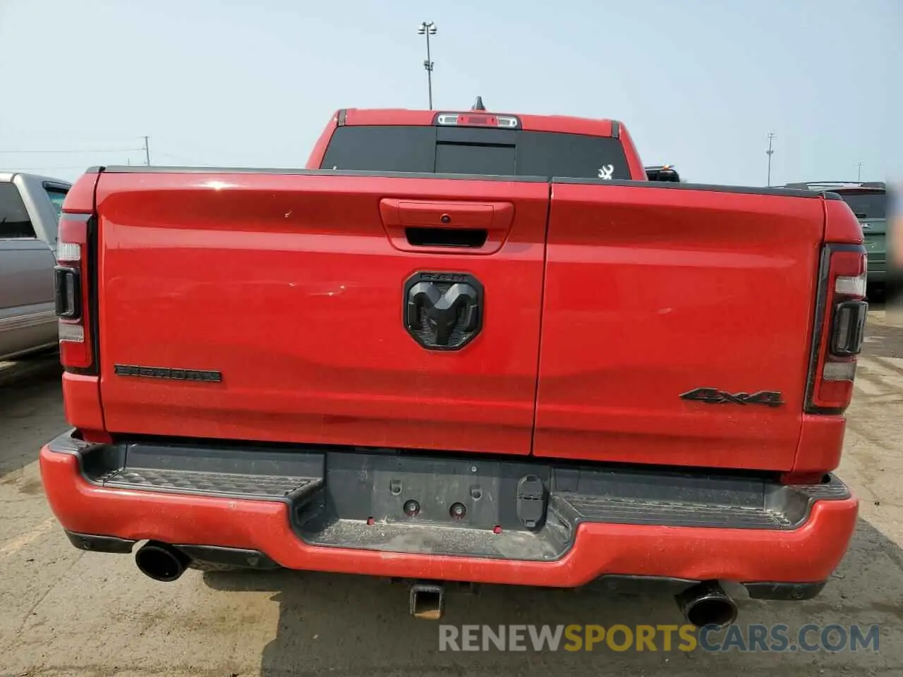 6 Photograph of a damaged car 1C6SRFFT7MN573173 RAM 1500 2021