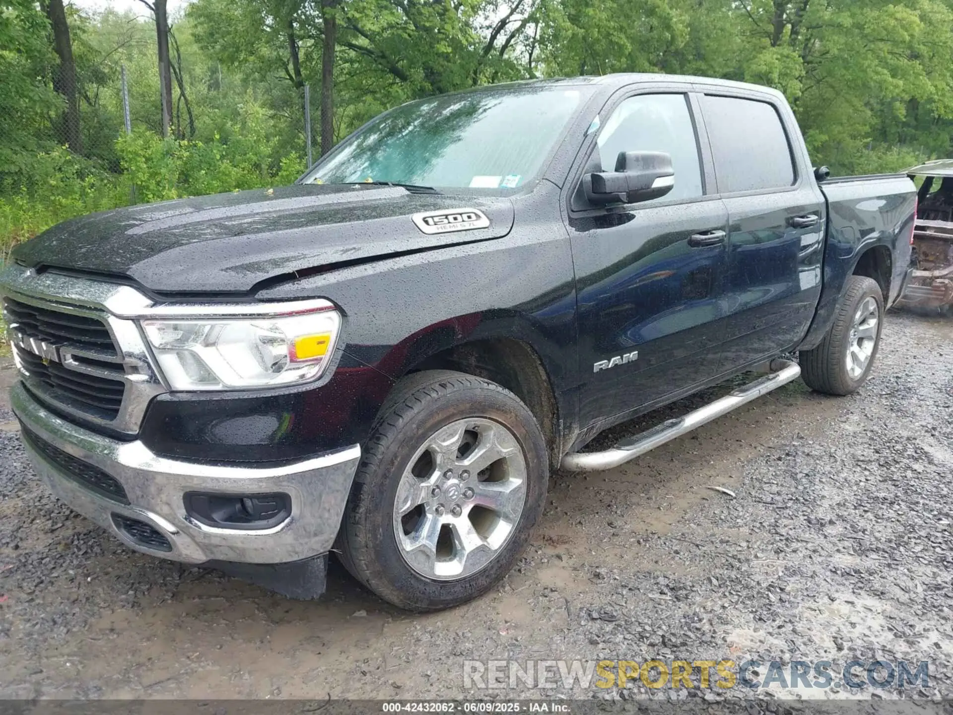 2 Photograph of a damaged car 1C6SRFFT7MN633940 RAM 1500 2021