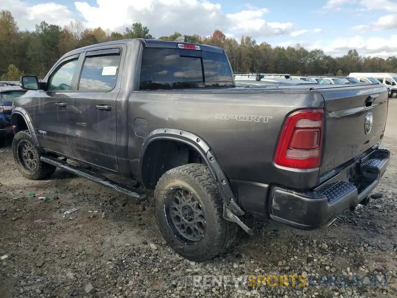 2 Photograph of a damaged car 1C6SRFFT7MN796989 RAM 1500 2021
