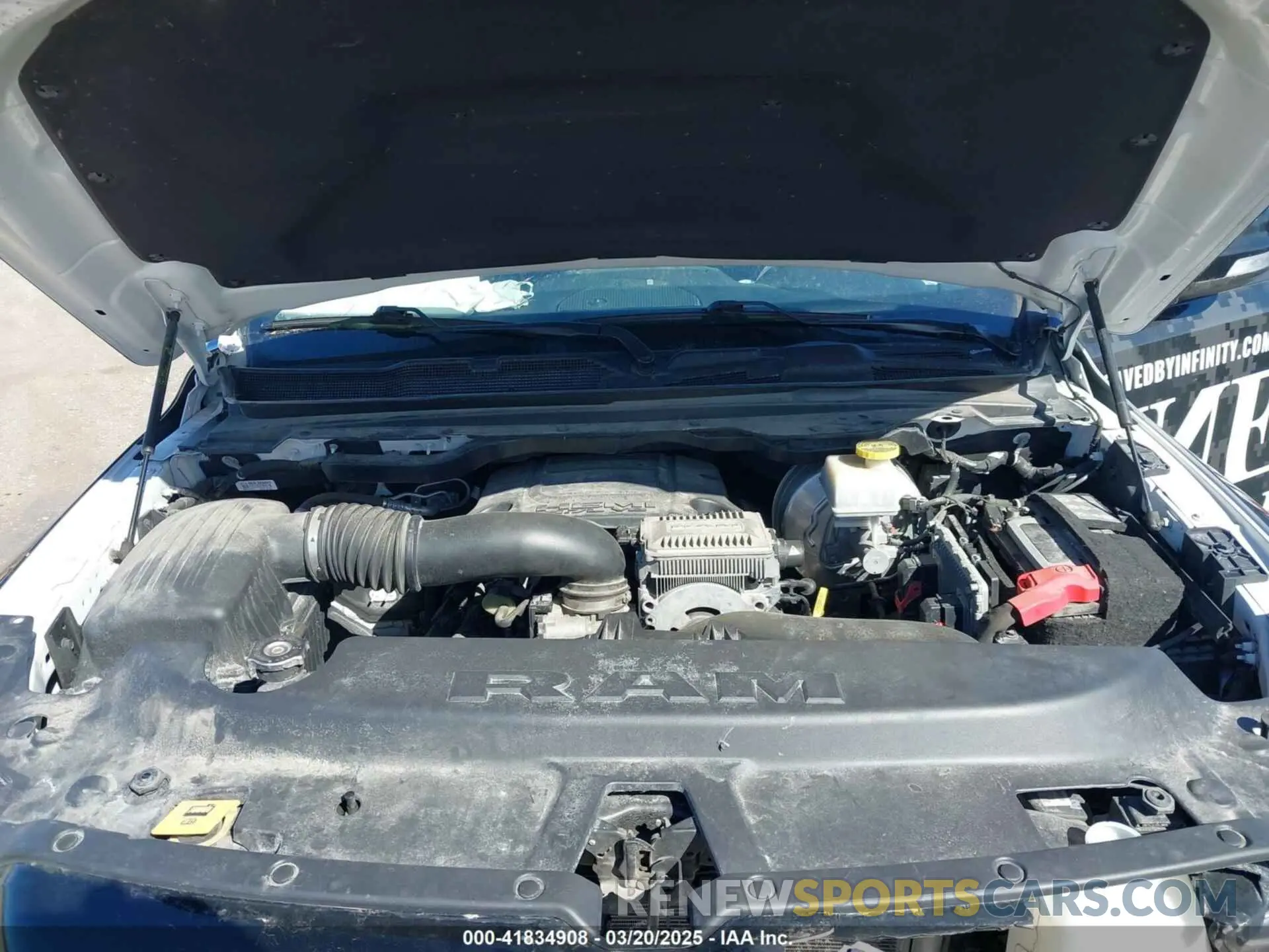 10 Photograph of a damaged car 1C6SRFFT8MN598163 RAM 1500 2021