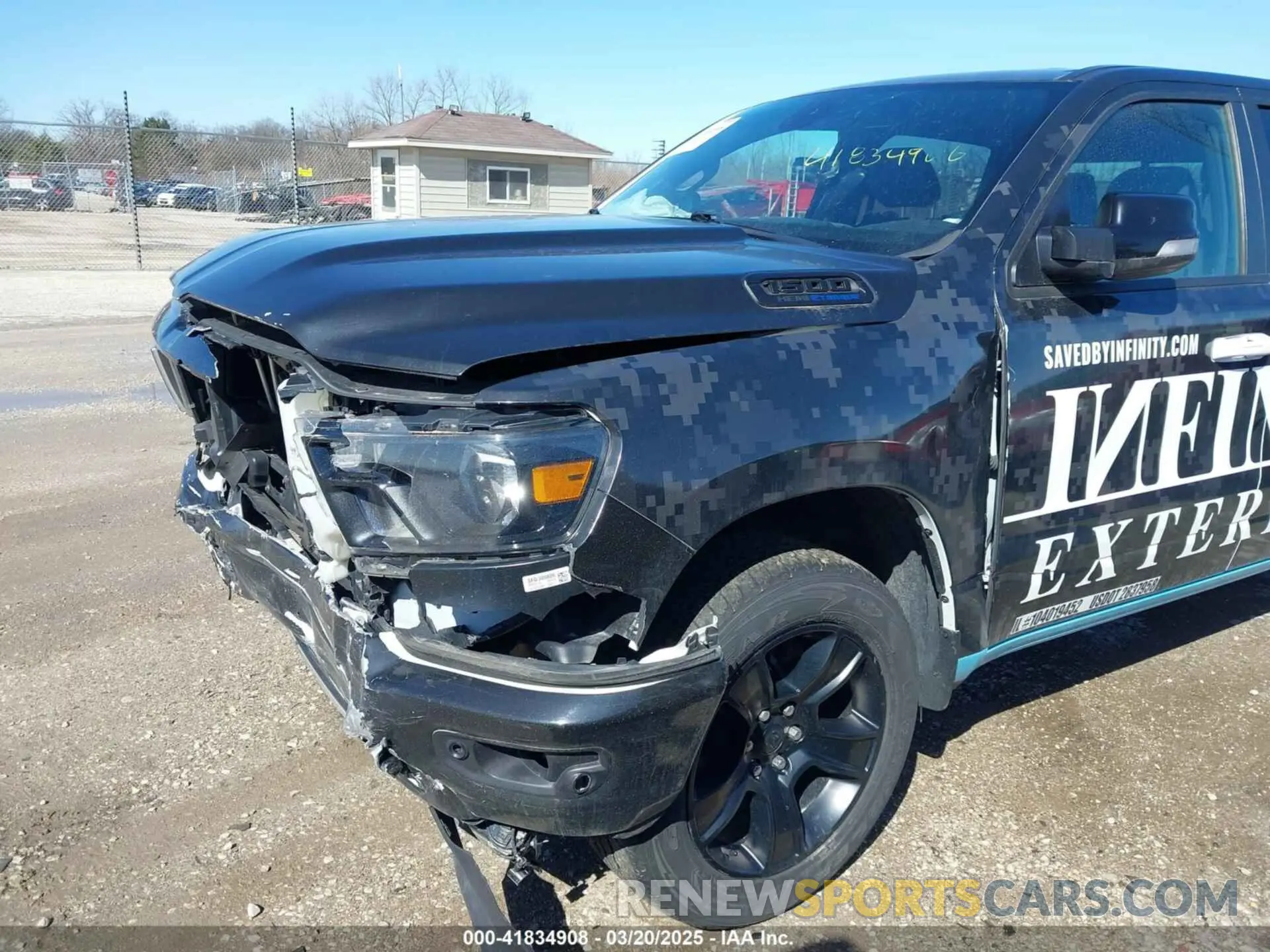 17 Photograph of a damaged car 1C6SRFFT8MN598163 RAM 1500 2021