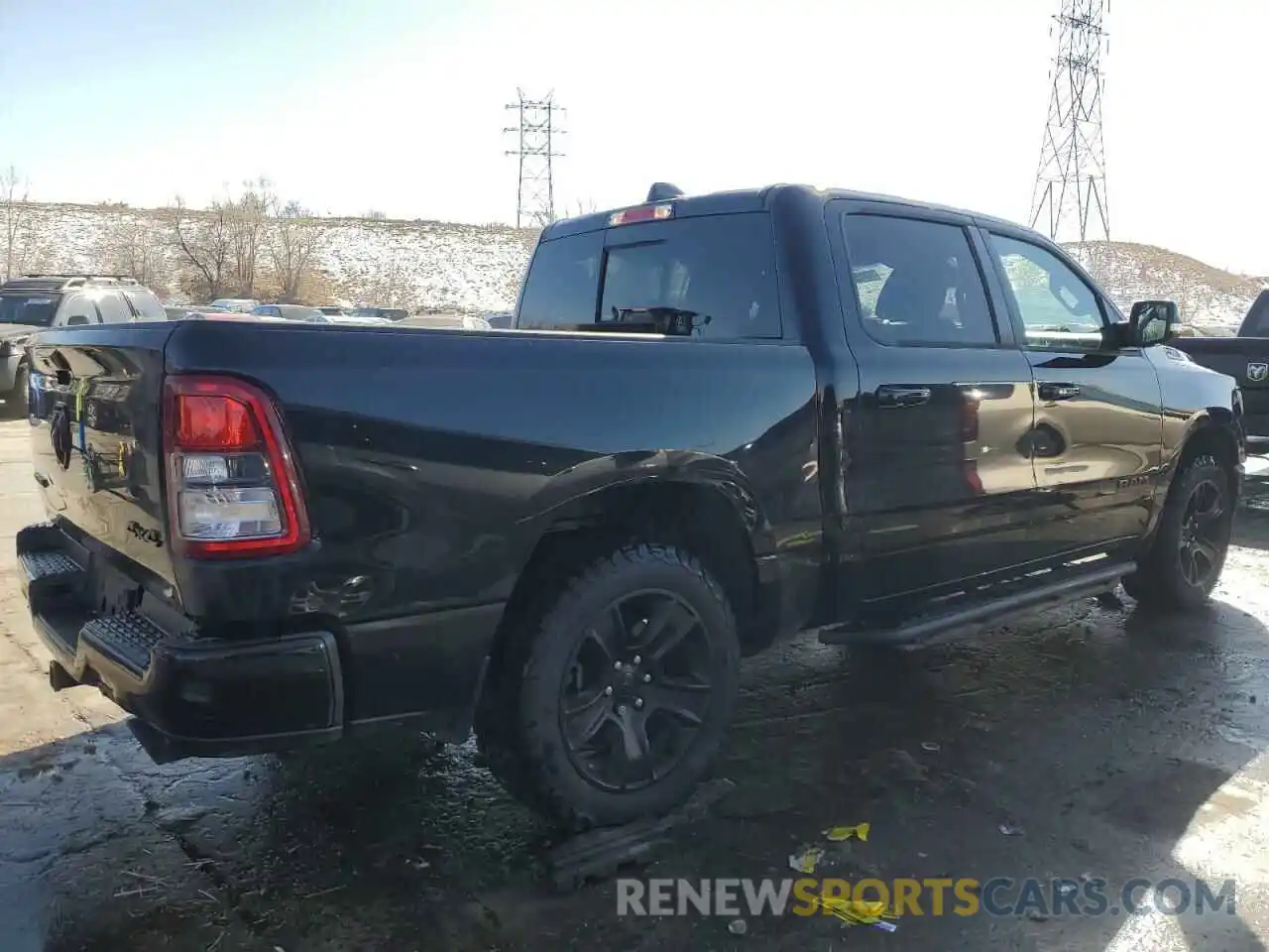 3 Photograph of a damaged car 1C6SRFFT8MN674044 RAM 1500 2021