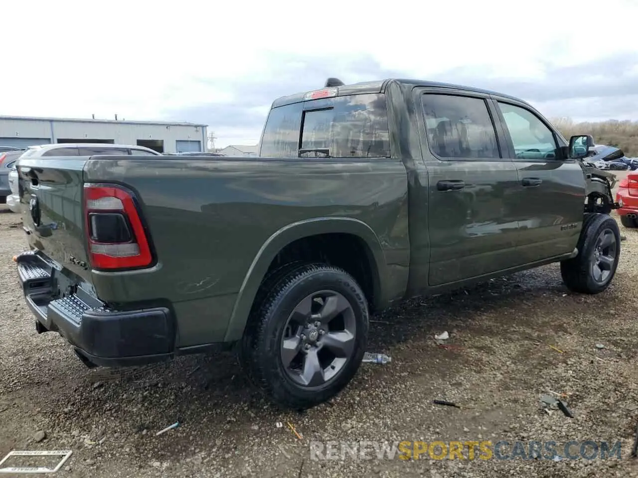 3 Photograph of a damaged car 1C6SRFFT9MN662288 RAM 1500 2021