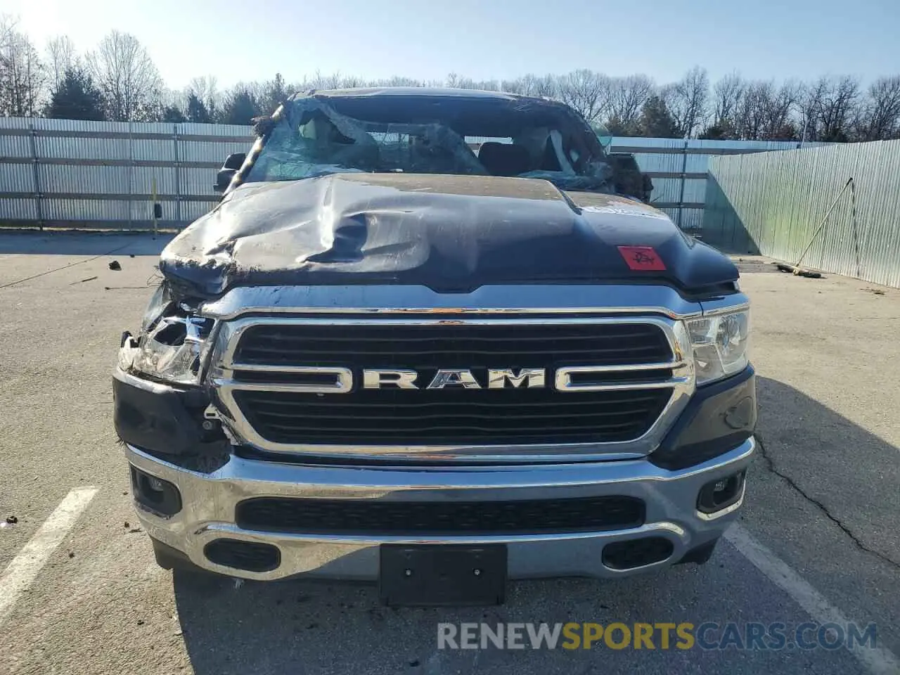 5 Photograph of a damaged car 1C6SRFFT9MN692262 RAM 1500 2021