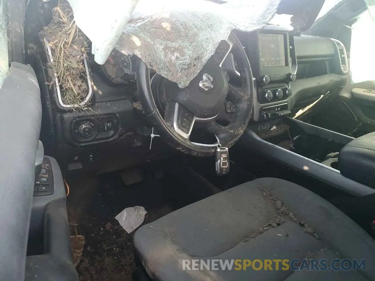 8 Photograph of a damaged car 1C6SRFFT9MN692262 RAM 1500 2021