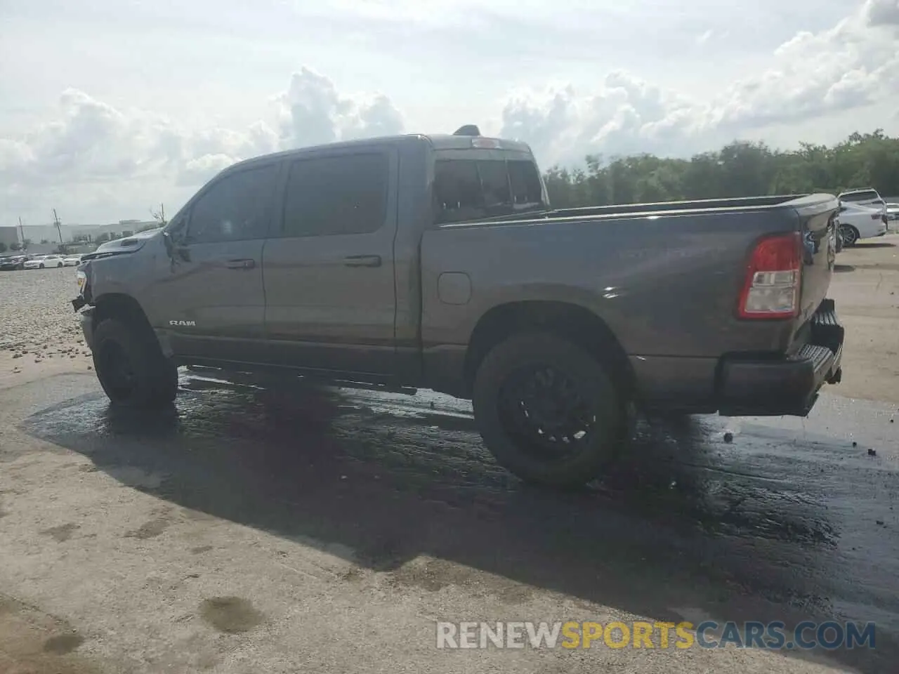 2 Photograph of a damaged car 1C6SRFFT9MN719847 RAM 1500 2021