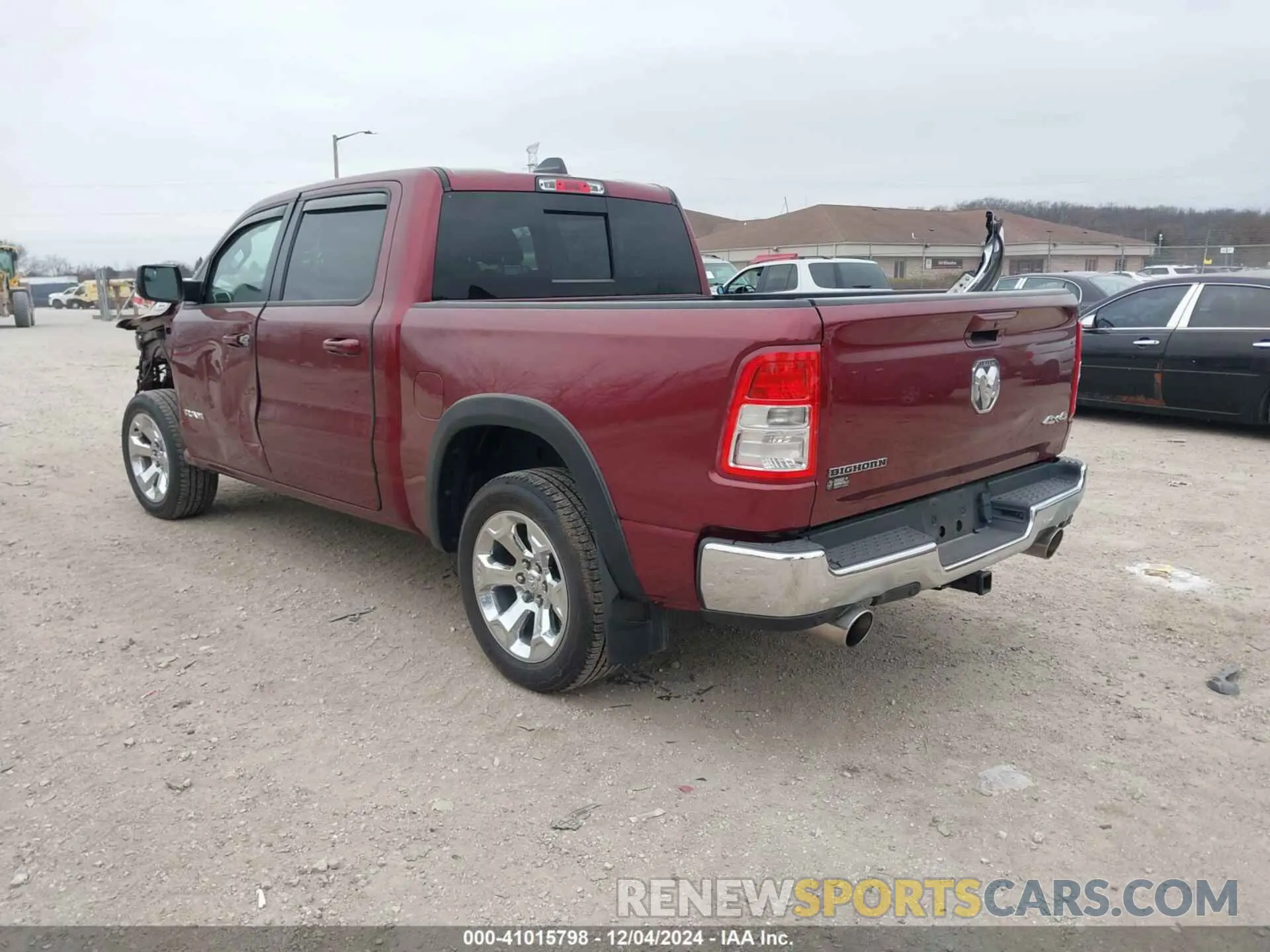 3 Photograph of a damaged car 1C6SRFFT9MN798520 RAM 1500 2021