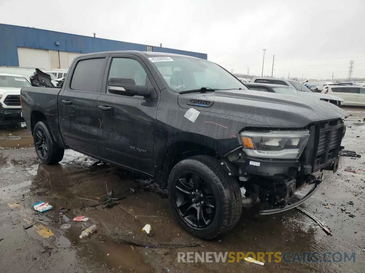 4 Photograph of a damaged car 1C6SRFFTXMN650909 RAM 1500 2021