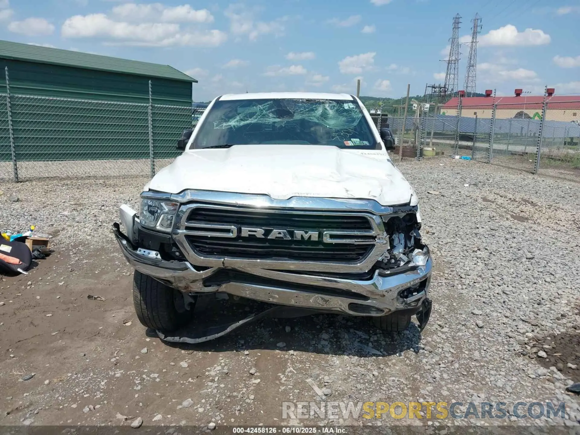 11 Photograph of a damaged car 1C6SRFFTXMN728301 RAM 1500 2021