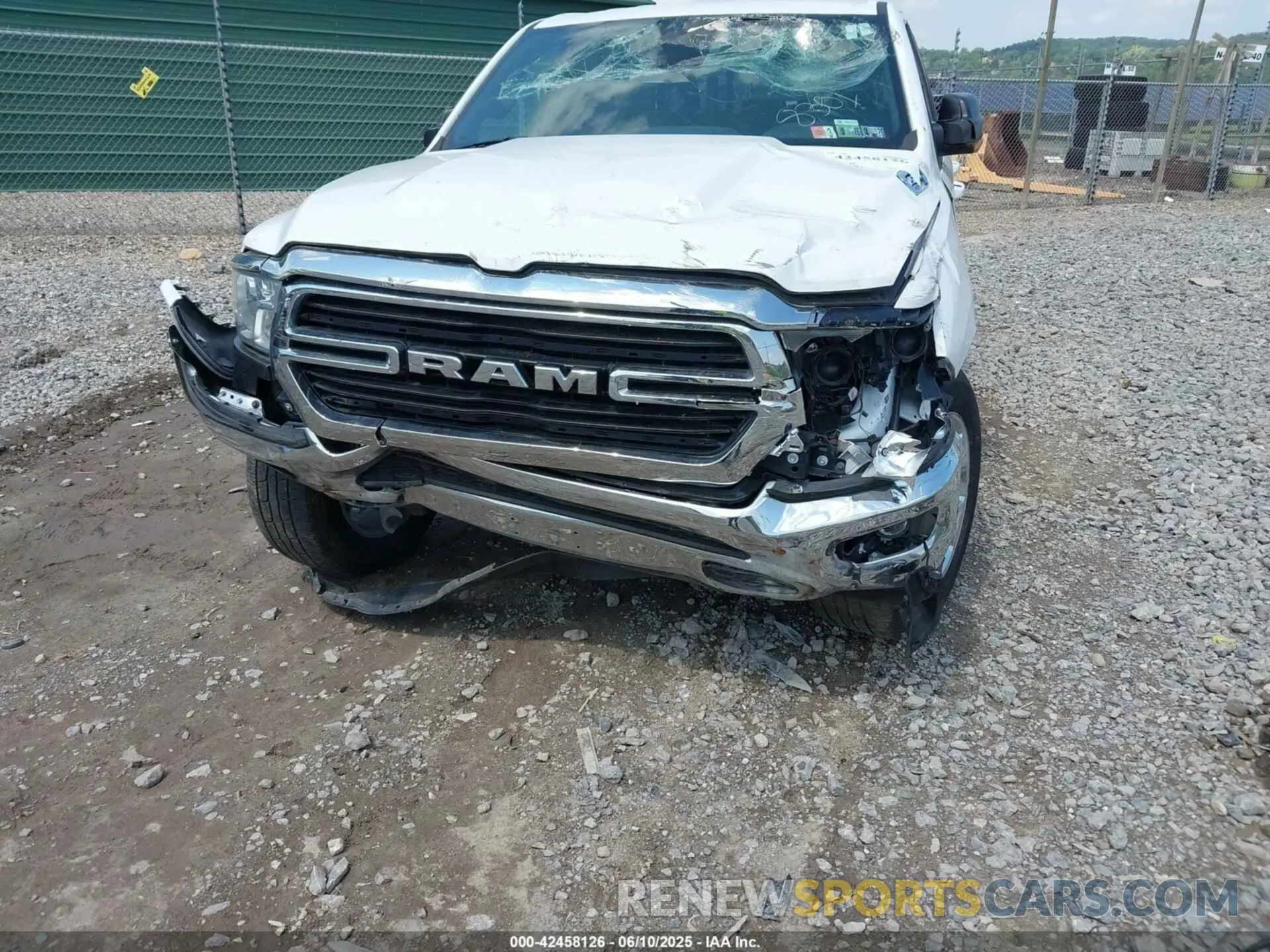 6 Photograph of a damaged car 1C6SRFFTXMN728301 RAM 1500 2021