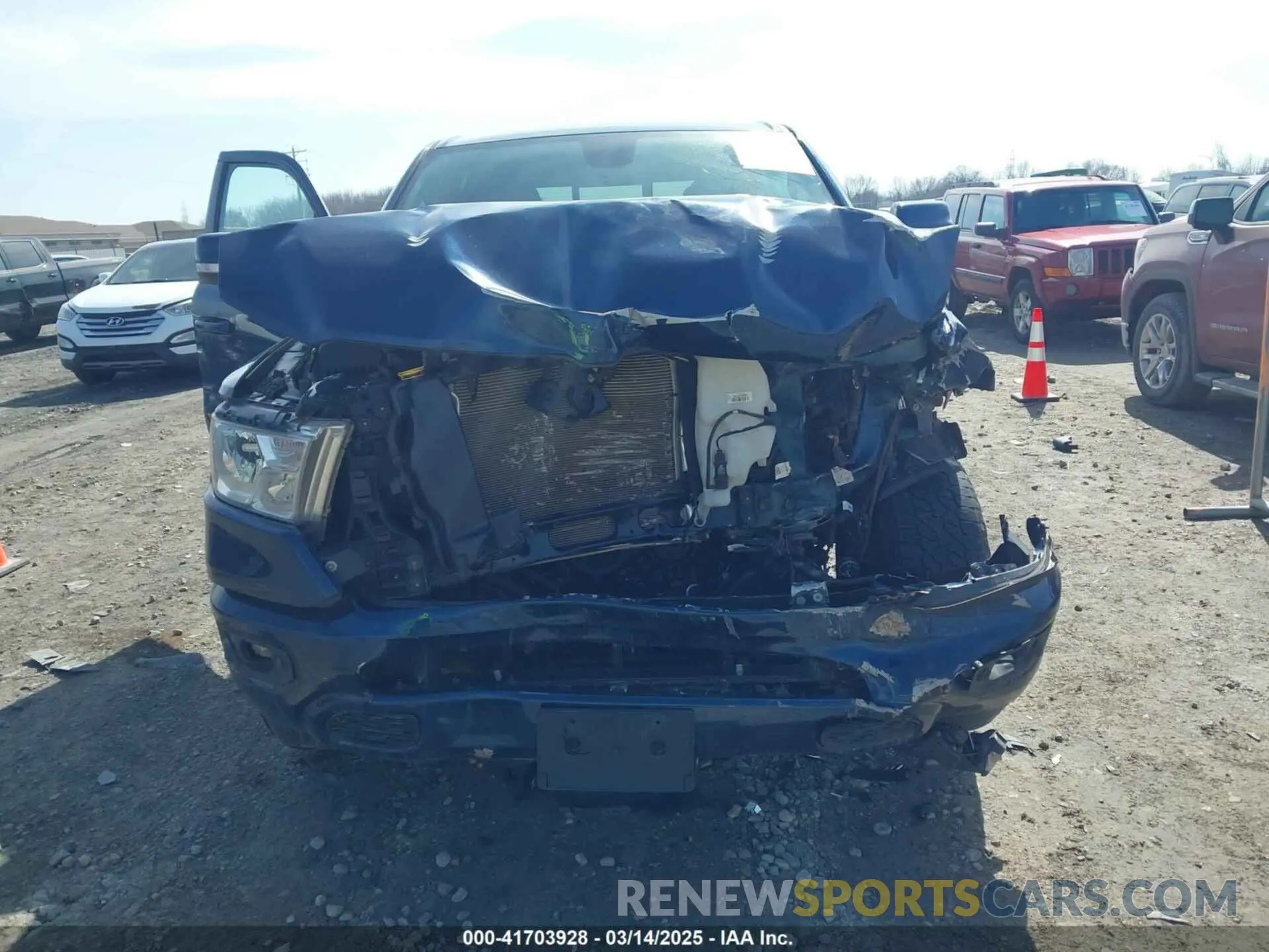12 Photograph of a damaged car 1C6SRFFTXMN781077 RAM 1500 2021