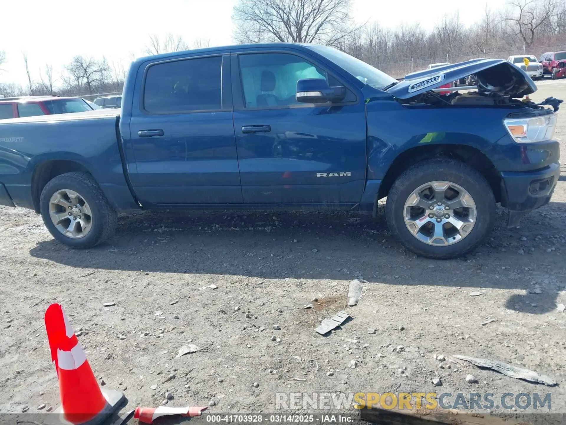 13 Photograph of a damaged car 1C6SRFFTXMN781077 RAM 1500 2021