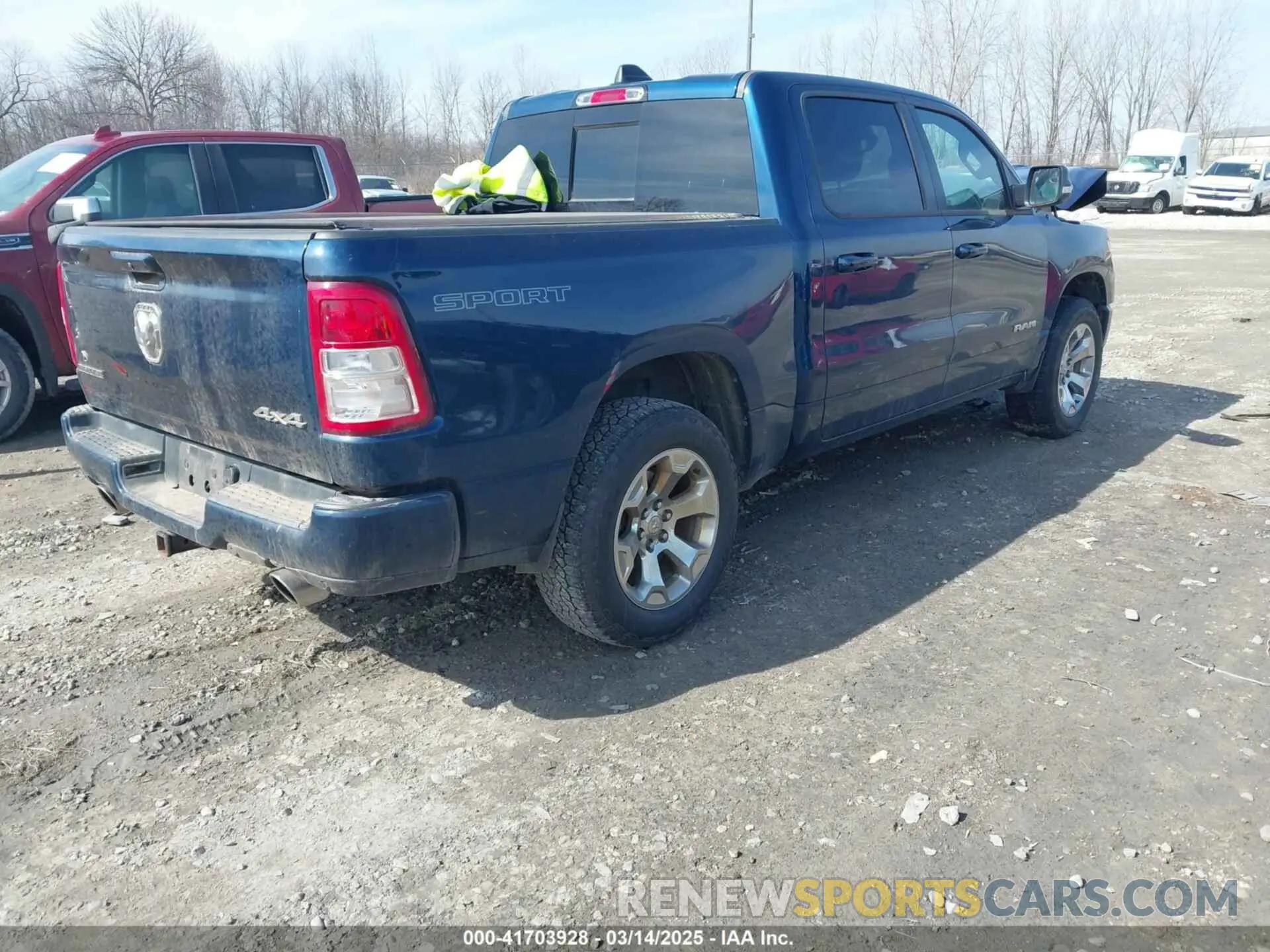 4 Photograph of a damaged car 1C6SRFFTXMN781077 RAM 1500 2021