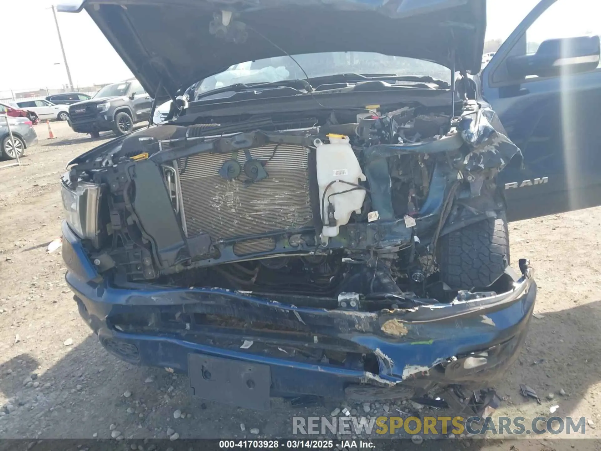 6 Photograph of a damaged car 1C6SRFFTXMN781077 RAM 1500 2021