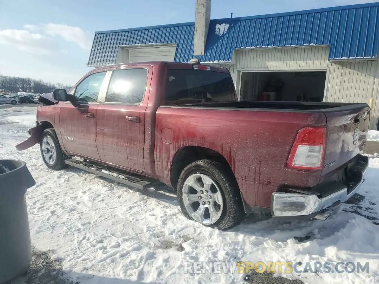 2 Photograph of a damaged car 1C6SRFFTXMN797148 RAM 1500 2021