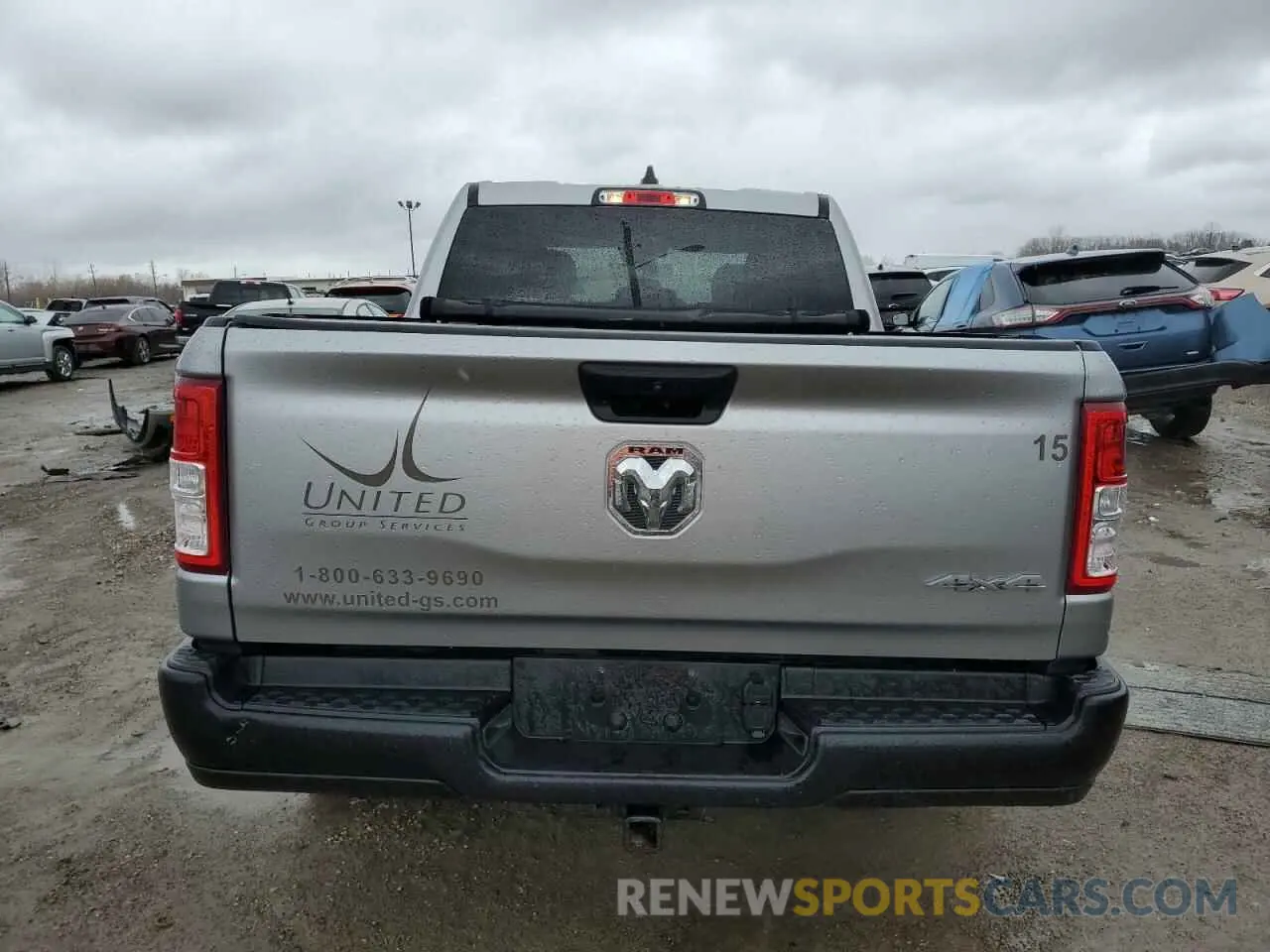 6 Photograph of a damaged car 1C6SRFGT8MN645481 RAM 1500 2021