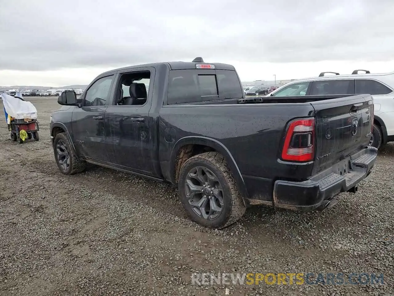 2 Photograph of a damaged car 1C6SRFHM1MN748538 RAM 1500 2021