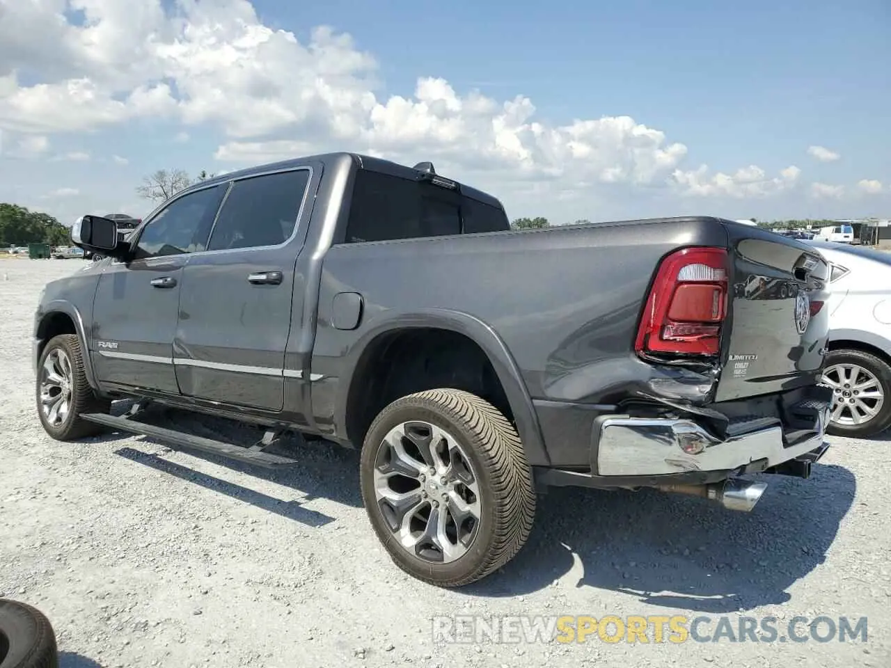 2 Photograph of a damaged car 1C6SRFHM2MN726144 RAM 1500 2021
