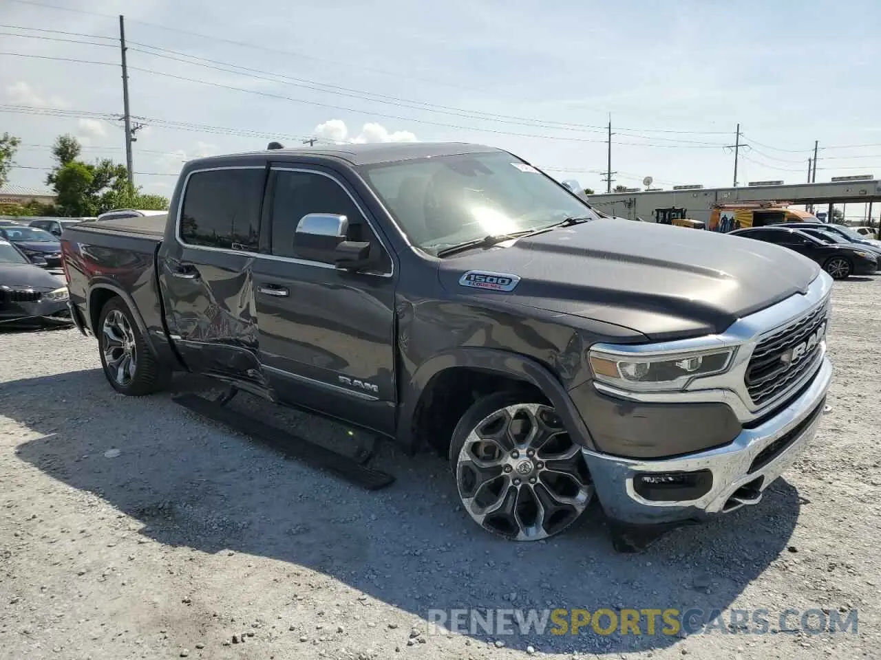 4 Photograph of a damaged car 1C6SRFHM2MN726144 RAM 1500 2021