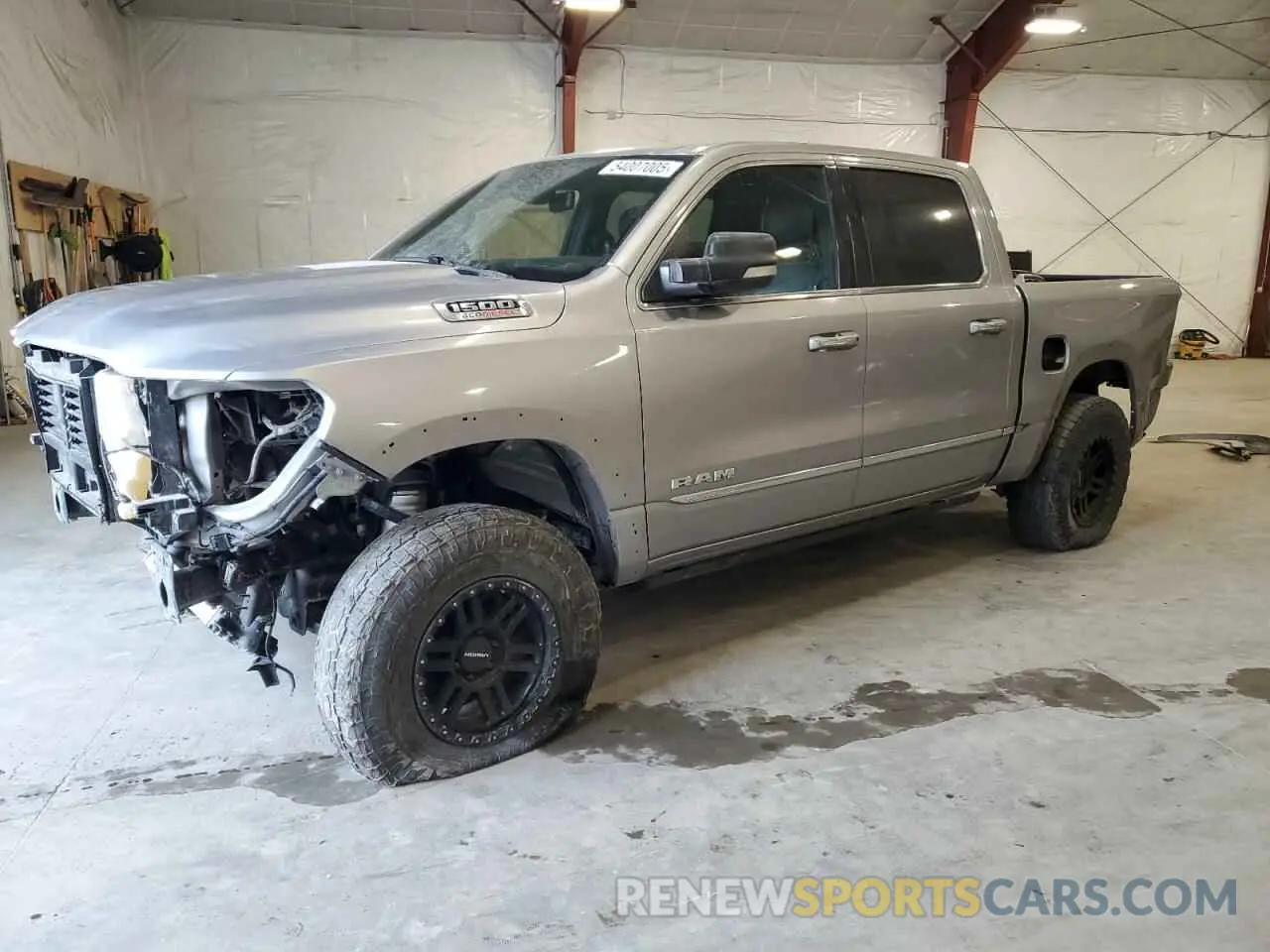 1 Photograph of a damaged car 1C6SRFHM4MN819425 RAM 1500 2021