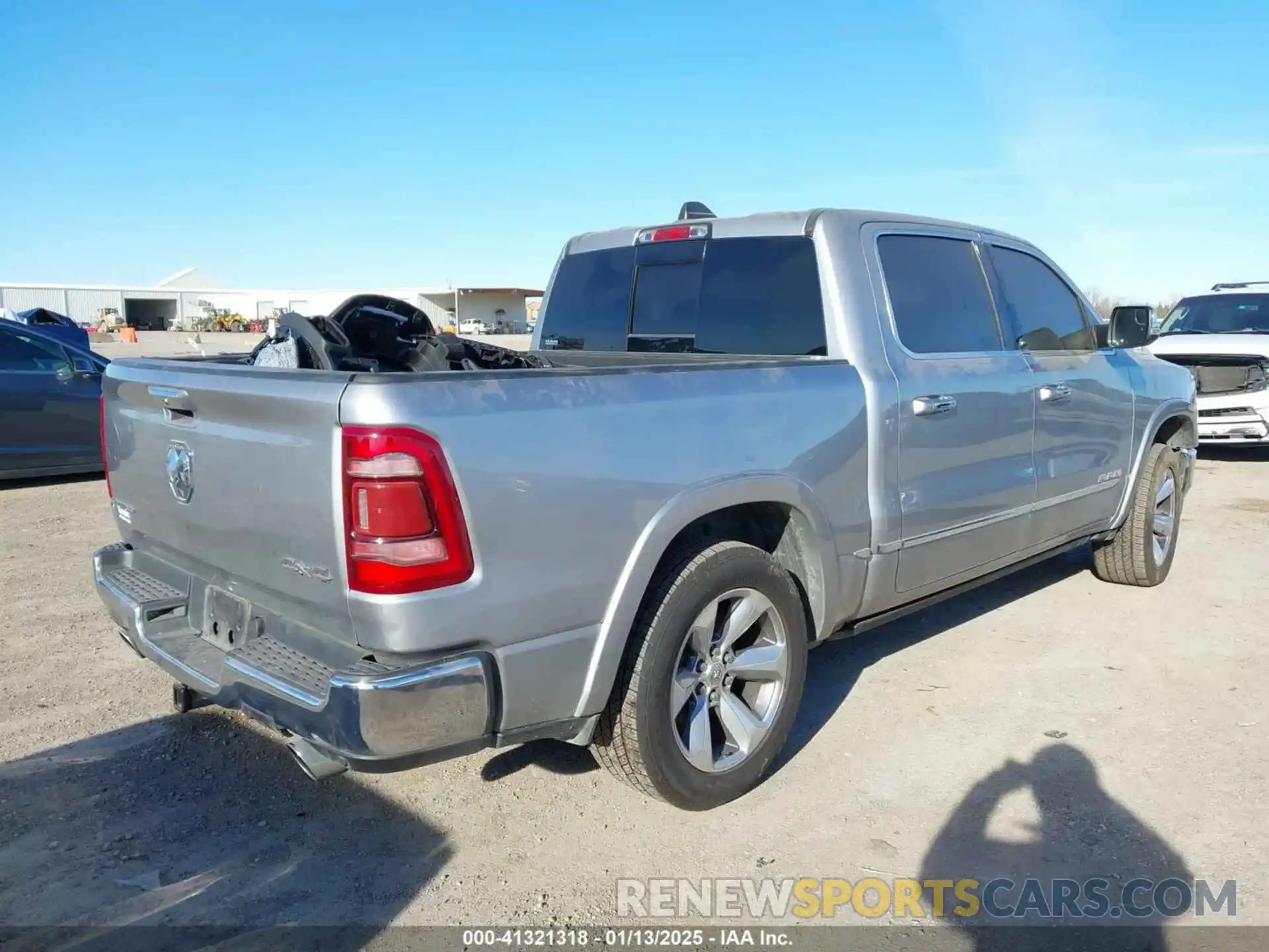 4 Photograph of a damaged car 1C6SRFHM8MN742395 RAM 1500 2021