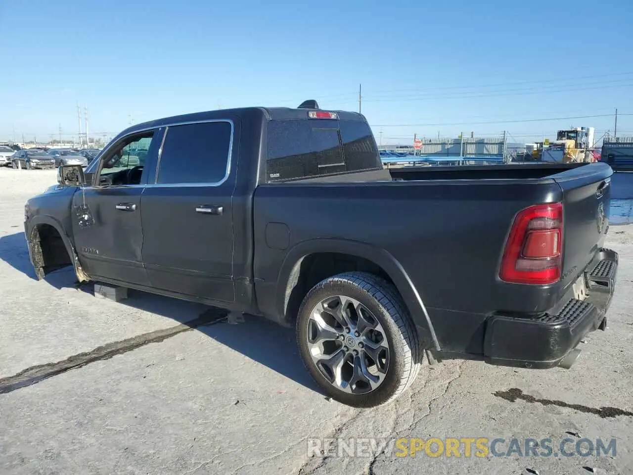 2 Photograph of a damaged car 1C6SRFHMXMN790741 RAM 1500 2021