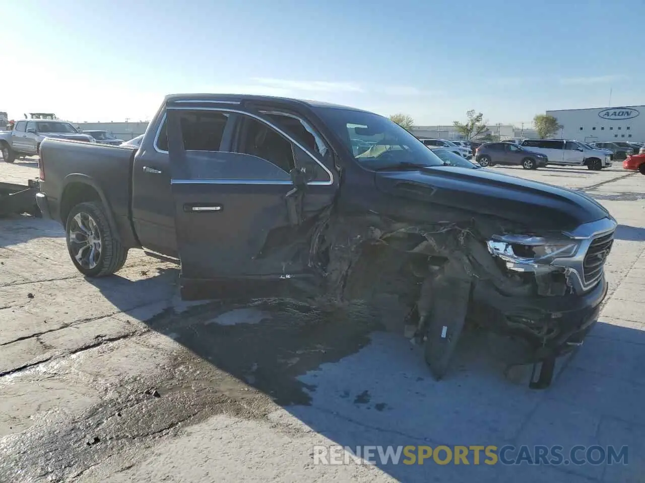 4 Photograph of a damaged car 1C6SRFHMXMN790741 RAM 1500 2021