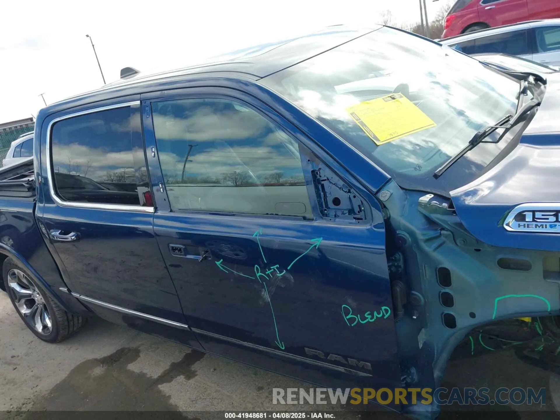 14 Photograph of a damaged car 1C6SRFHT1MN578723 RAM 1500 2021