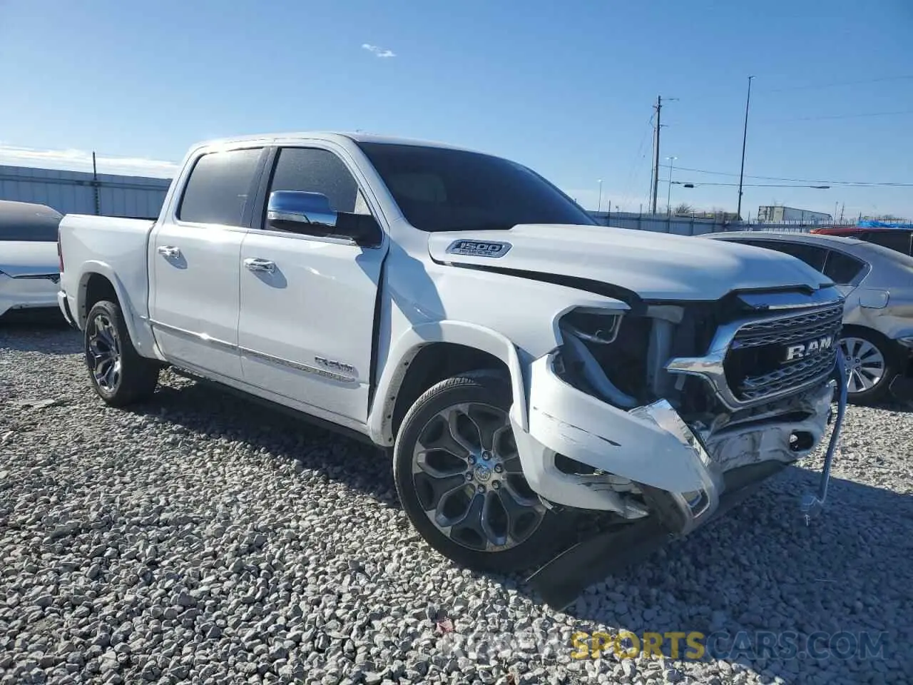 4 Photograph of a damaged car 1C6SRFHT1MN831295 RAM 1500 2021