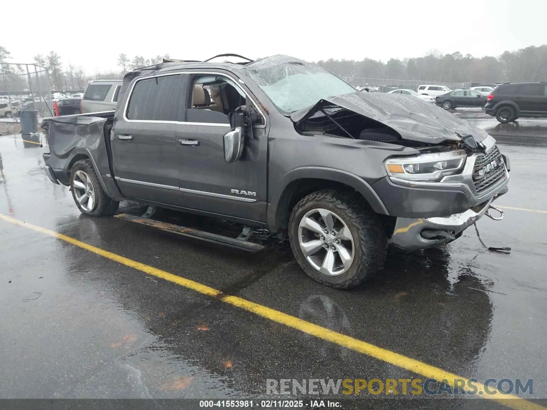 1 Photograph of a damaged car 1C6SRFHT4MN588369 RAM 1500 2021