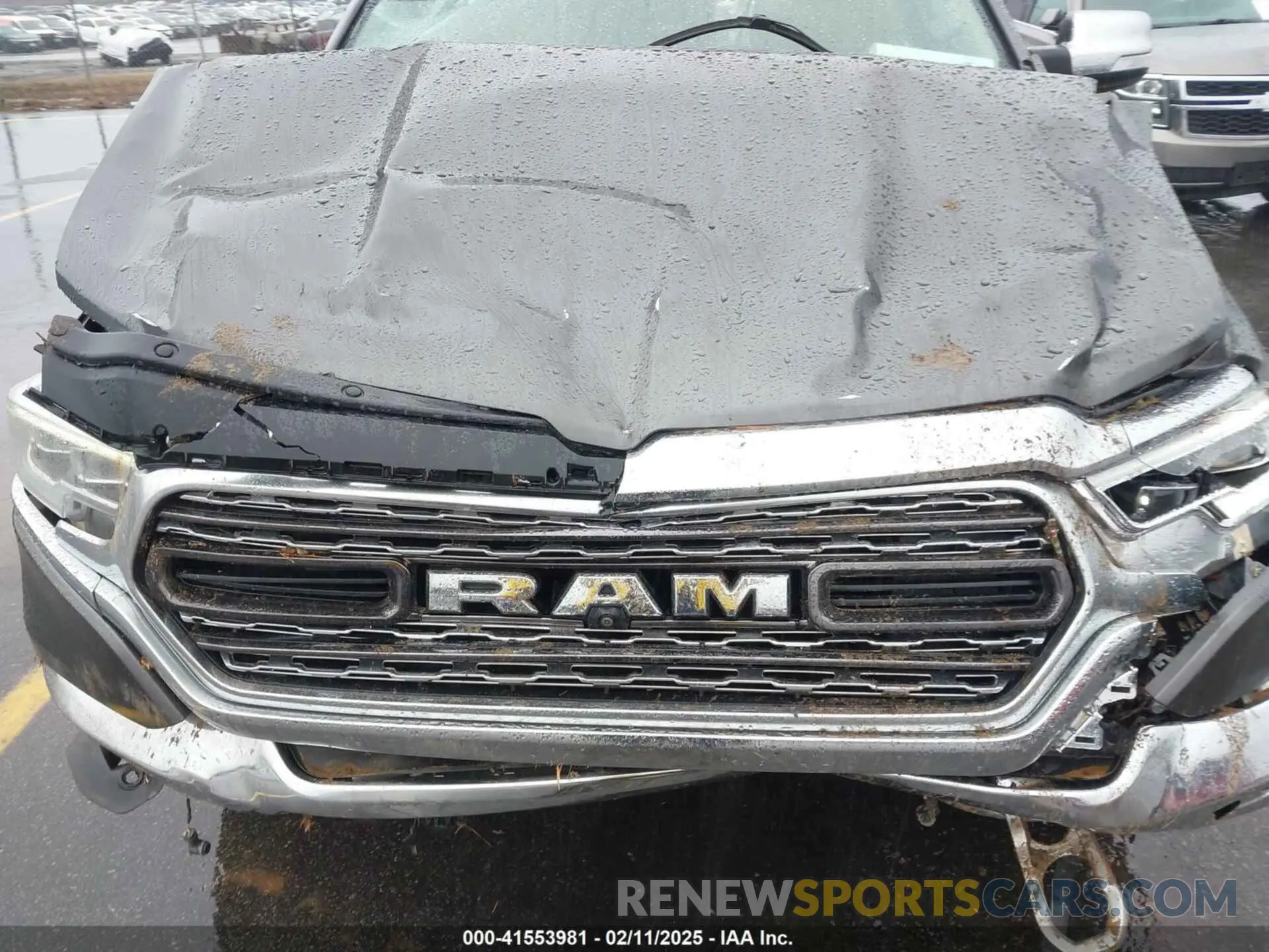 10 Photograph of a damaged car 1C6SRFHT4MN588369 RAM 1500 2021