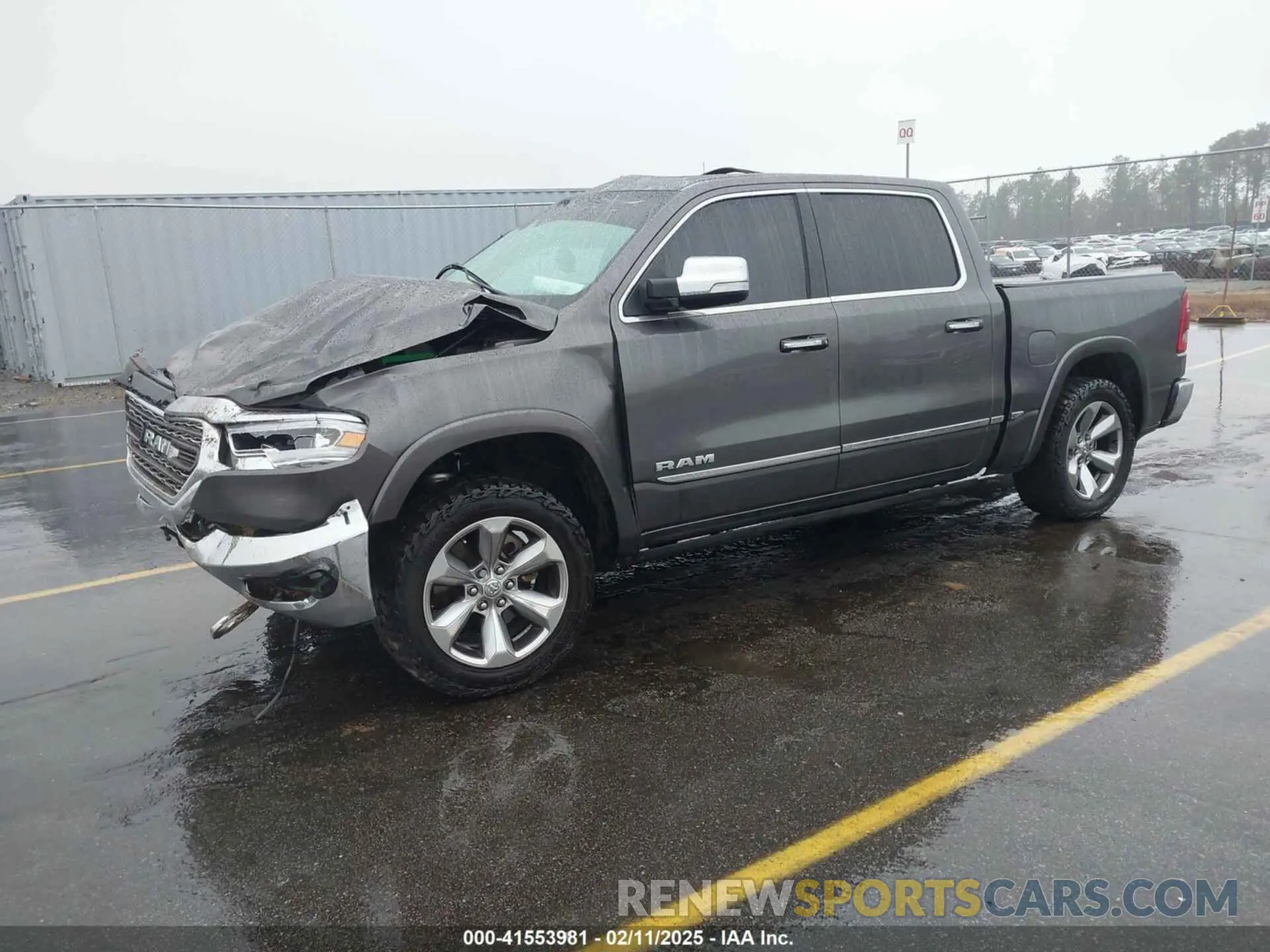 2 Photograph of a damaged car 1C6SRFHT4MN588369 RAM 1500 2021