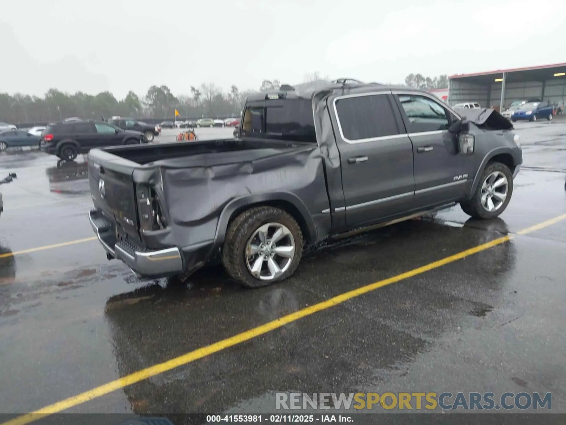 4 Photograph of a damaged car 1C6SRFHT4MN588369 RAM 1500 2021