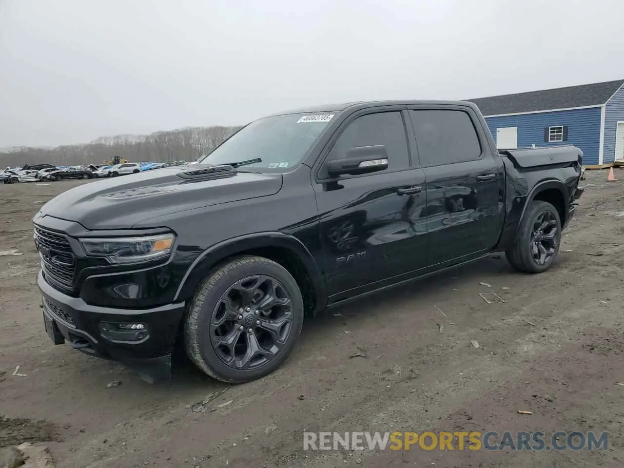 1 Photograph of a damaged car 1C6SRFHT4MN624920 RAM 1500 2021