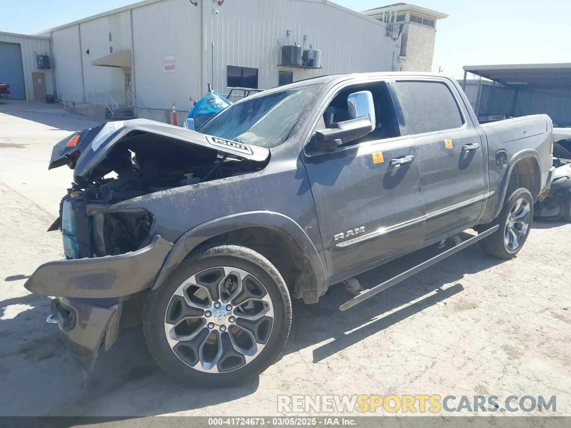 2 Photograph of a damaged car 1C6SRFHT6MN746520 RAM 1500 2021