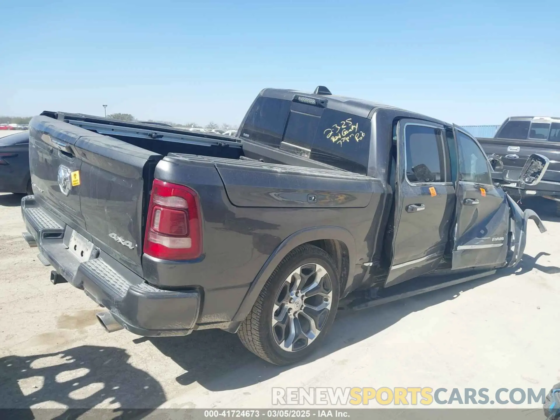 4 Photograph of a damaged car 1C6SRFHT6MN746520 RAM 1500 2021
