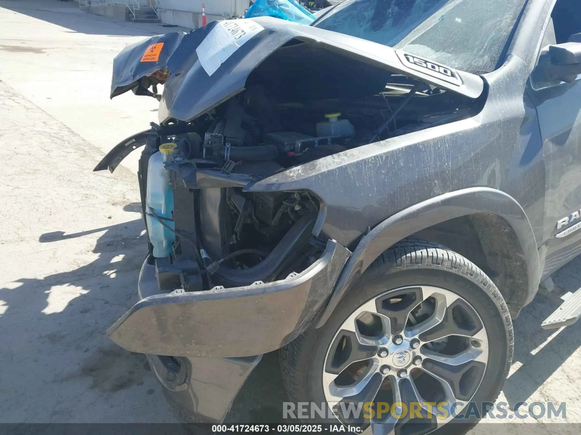 6 Photograph of a damaged car 1C6SRFHT6MN746520 RAM 1500 2021