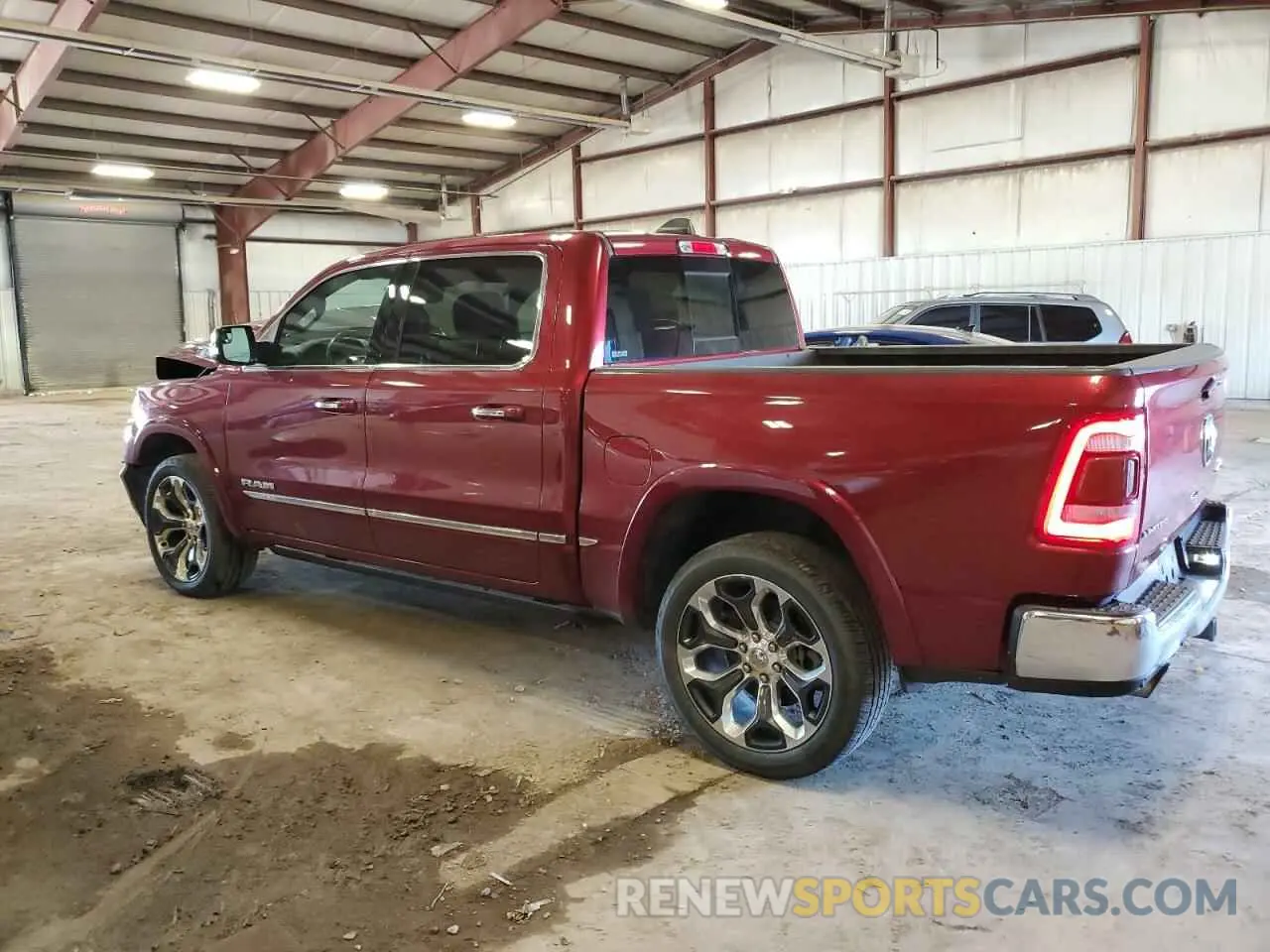 2 Photograph of a damaged car 1C6SRFHT9MN501081 RAM 1500 2021