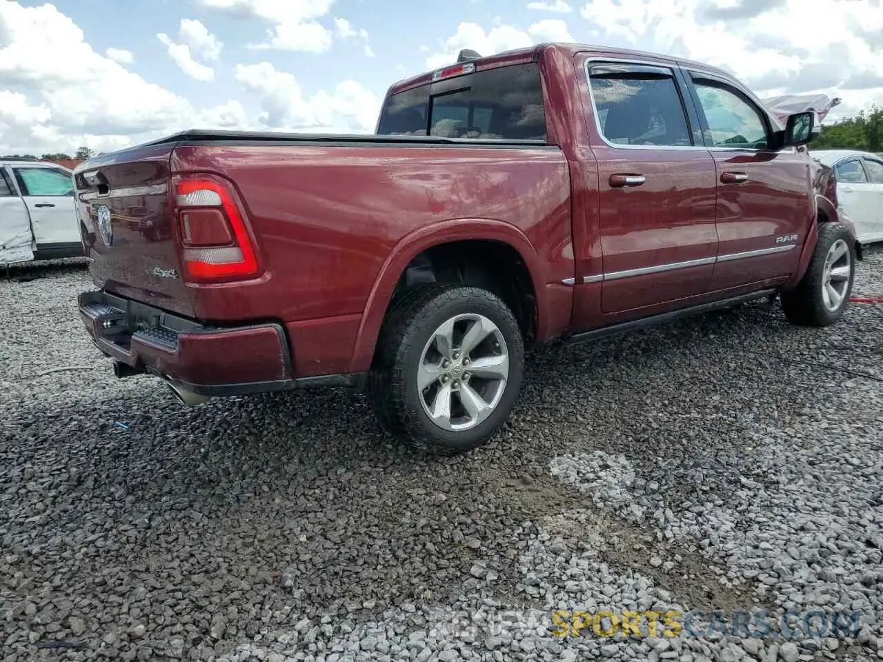 3 Photograph of a damaged car 1C6SRFHT9MN633502 RAM 1500 2021