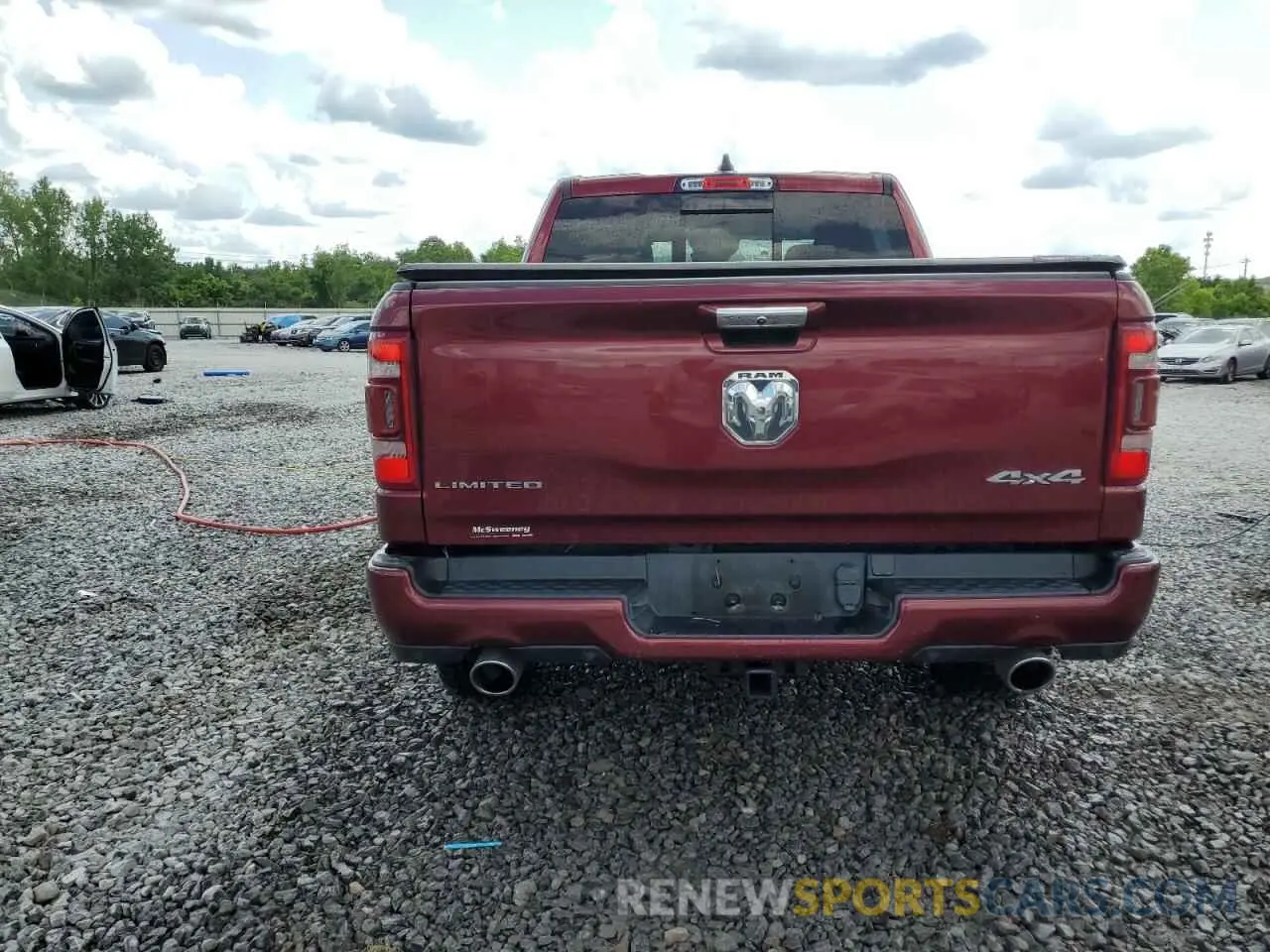6 Photograph of a damaged car 1C6SRFHT9MN633502 RAM 1500 2021